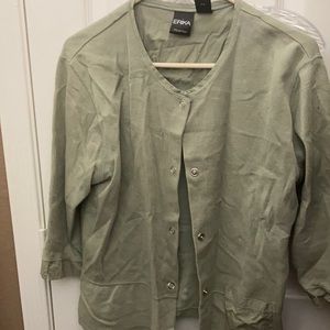 FINAL MARKDOWN ERIKA snap front jacket large